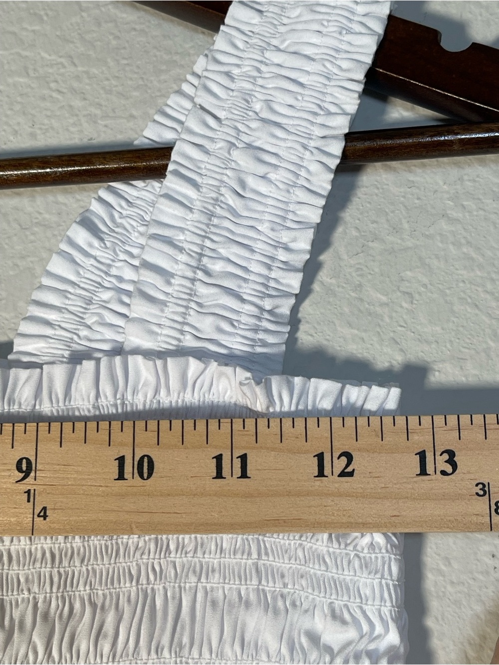 Madewell Poplin Smocked Tank Size Small in White - Picture 7 of 12